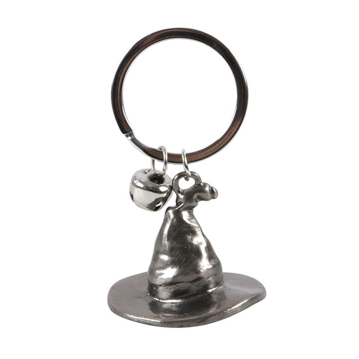 Silver Witches Hat Keyring