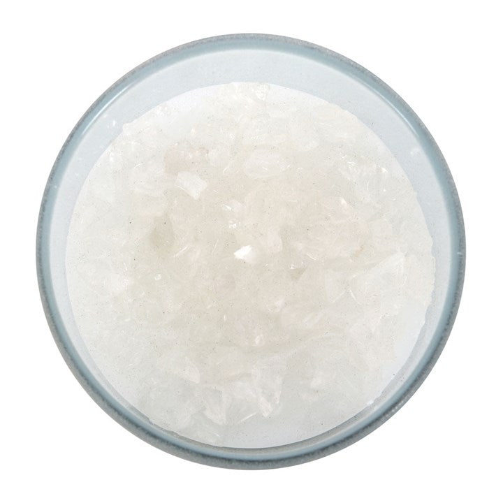 Clear Quartz Crystal White Sage Candle
