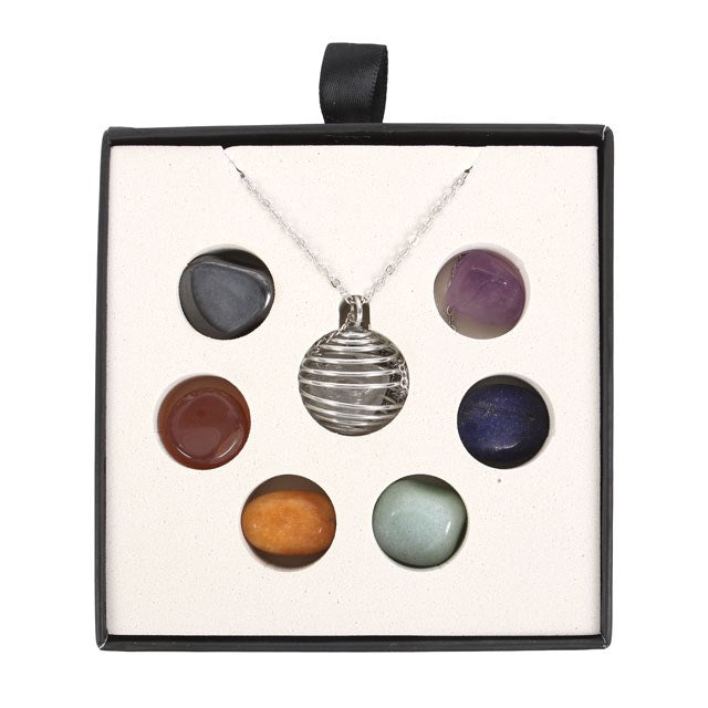 Chakra Crystal Pendant Necklace Kit