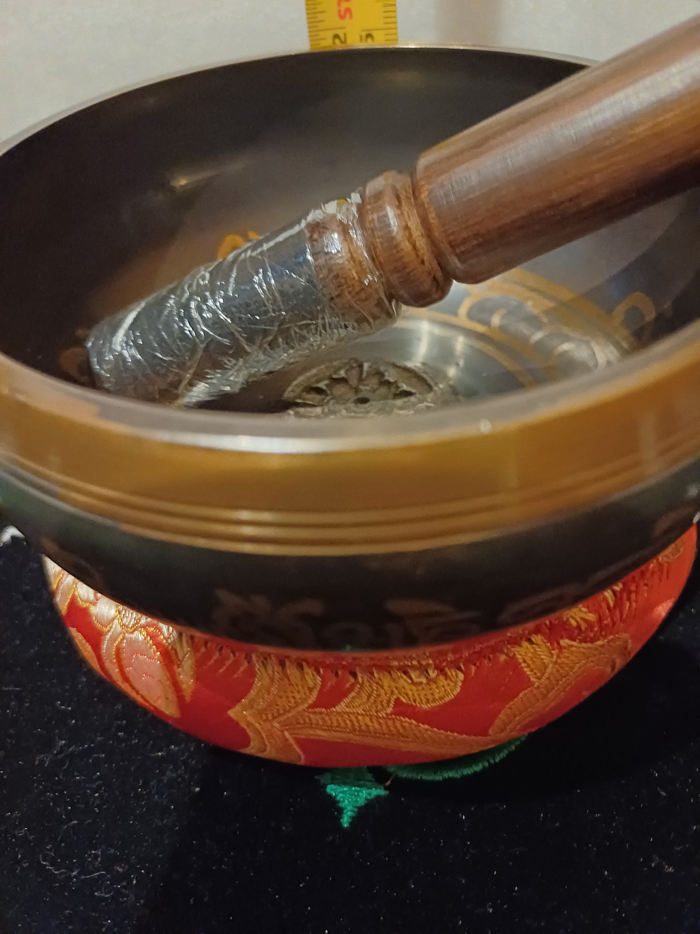 12cm Tibetan Singing Bowl with Cushion and Striker