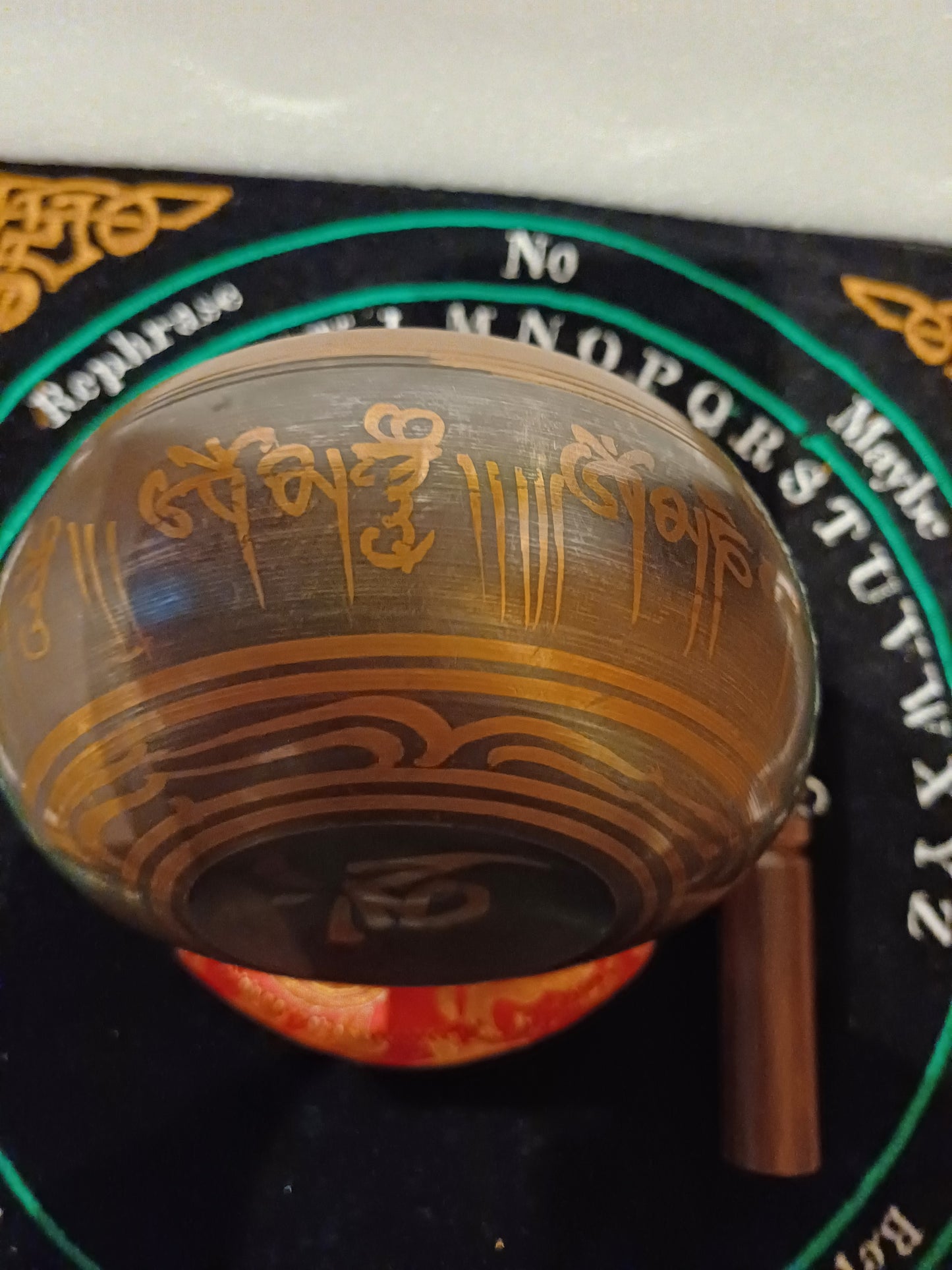 12cm Tibetan Singing Bowl with Cushion and Striker