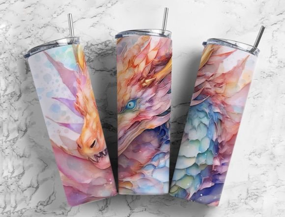 Dragon Skinny Tumbler