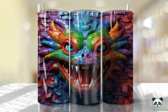Dragon Skinny Tumbler