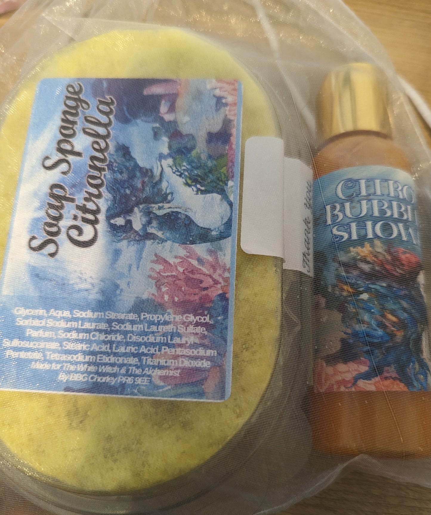 Citronella Exfoliating Sponge and Gel