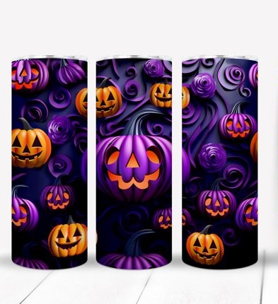 Halloween Skinny Tumbler