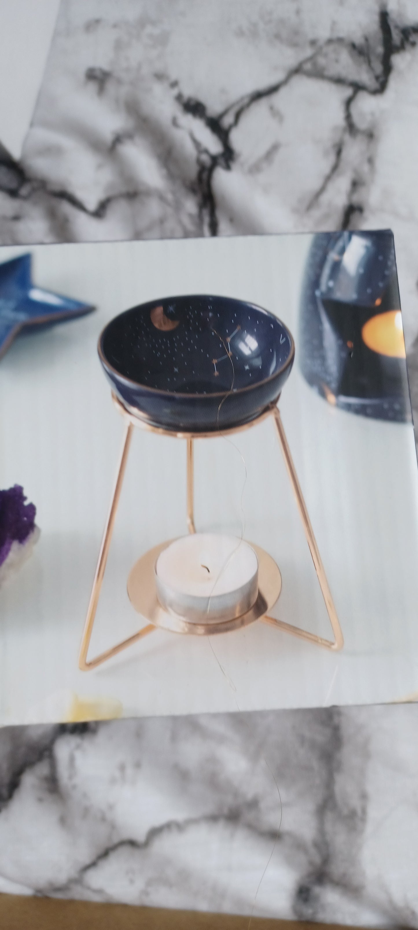 Purple Star Sign  Burner