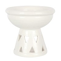Off White Deep Bowl wax / oil Burner