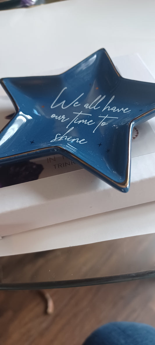 Blue Star Trinket Dish