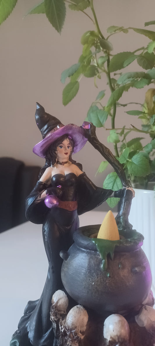 Witches cauldron Backflow incense Burner