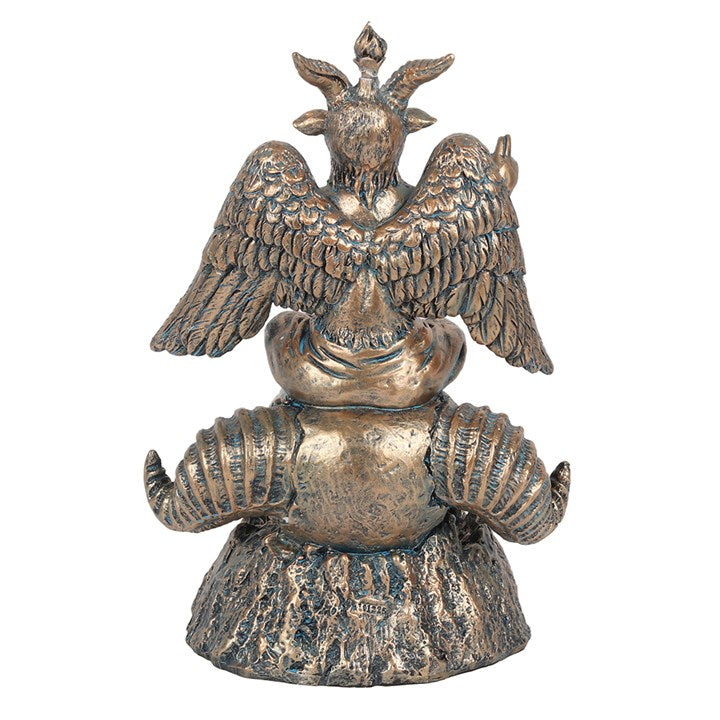 Gold Baphomet LED Backflow Burner