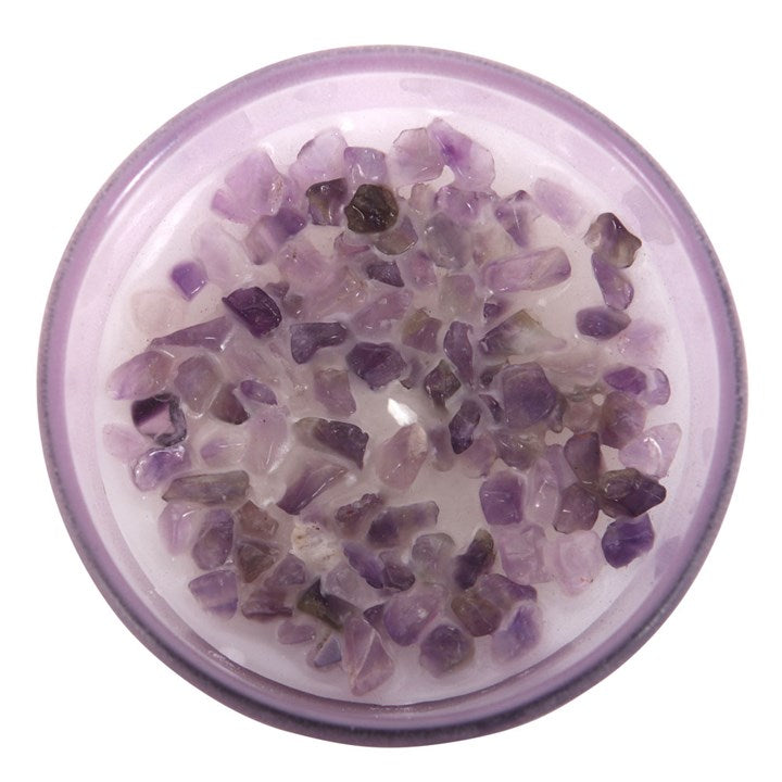 Amethyst Crystal  French Lavender Candle