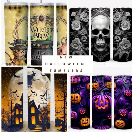 Halloween Skinny Tumbler