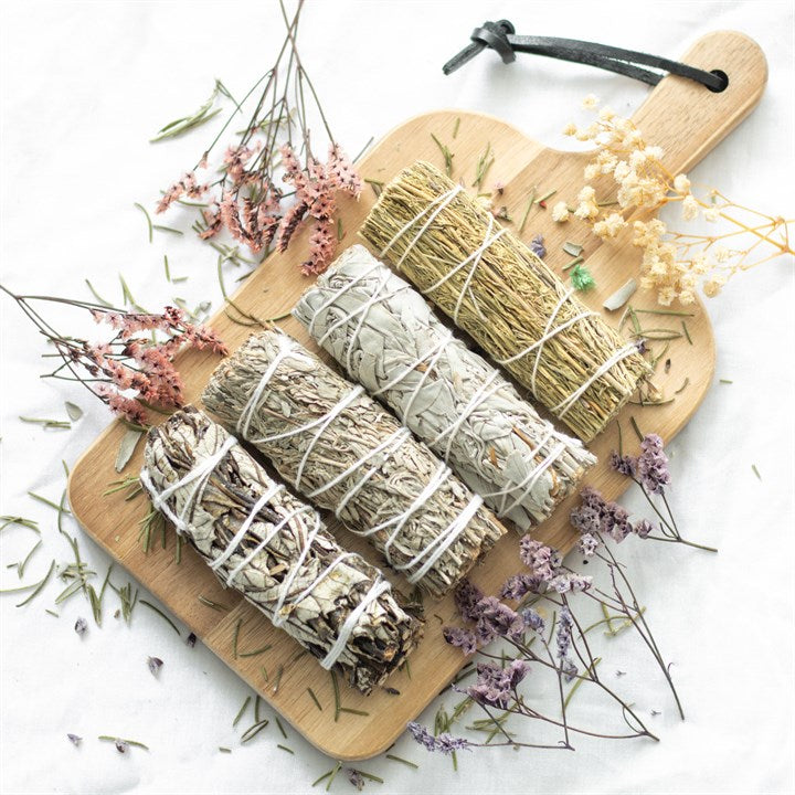 Smudge Stick - 7 Chakras Rose Petals Sage 10 cm (Chakra)
